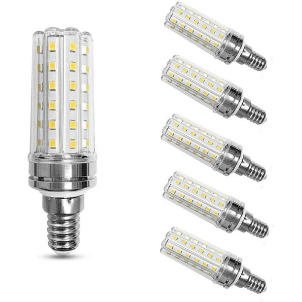 Gold Lxcom Lighting 12W LED Corn Bulb E26/E27 LED Candle Bulbs 100W Incandescent Bulbs Equivalent Warm White 3000K T10 Chandelier Bulbs E26/E27 Medium Base Candelabra Bulbs,4 Pack 